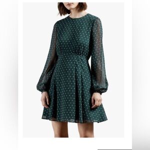 Ted Baker Kobie Heart Detail Dress, Green